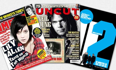Music magazine cover
