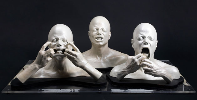 Michael Jackson auction 2: A group of three busts of Michael Jackson