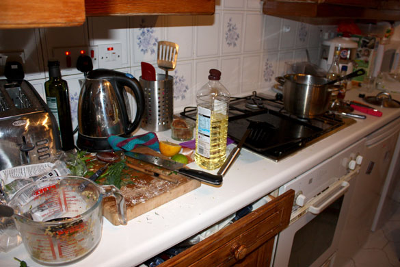 Kitchen clickalong salmon: fingerstoes