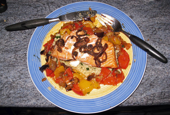 Kitchen clickalong salmon: Jim McGuire