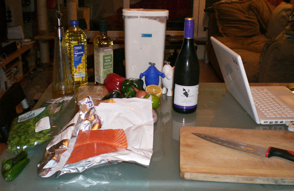 Kitchen clickalong salmon: MissWhiplash