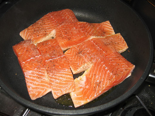 Kitchen clickalong salmon: Biggest Jim