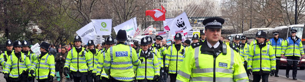 Put people first: Police clear the streets