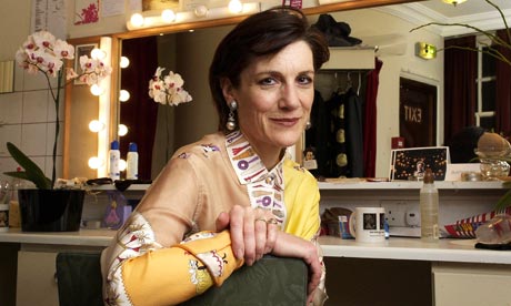 Harriet Walter in her dressing room at The Apollo Theatre London