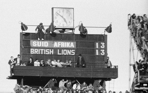 Lions 1974: The Ellis Park scoreboard