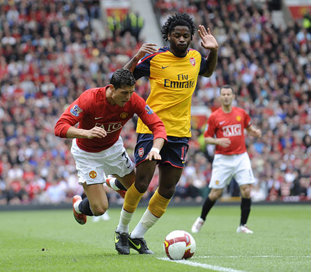 Man Utd. league champions: Cristiano Ronaldo dives