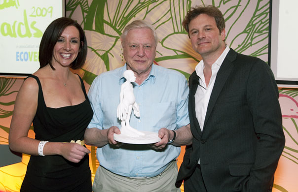Ethical Awards: Lucy Siegle, David Attenborough and Colin Firth