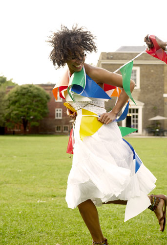 sports day fashion: The finishing line