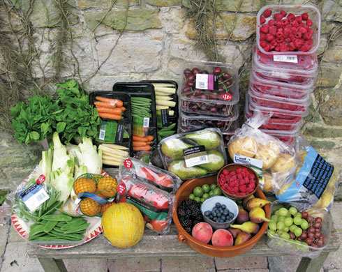 Food waste: fresh produce from the bins of Waitrose