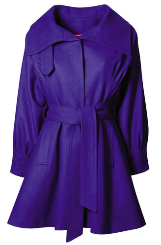 Pear shaped : belted coat