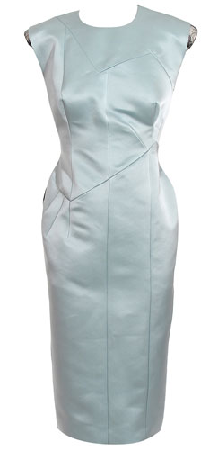 Hourglass shapes: Sci-fi Roksanda Ilincic satin sheath