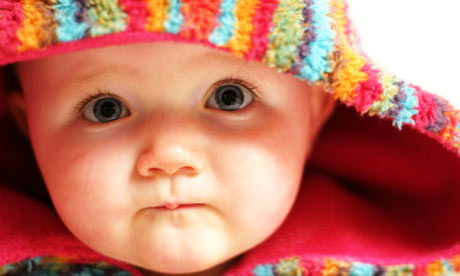 images of babies girl. baby girl in hood