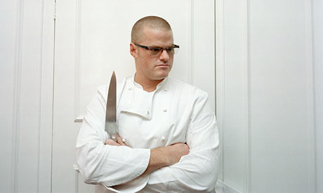 Heston Blumenthal in his kitchen laboratory