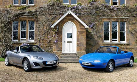 Two Mazda MX-5s