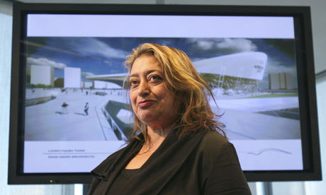 Young Zaha Hadid