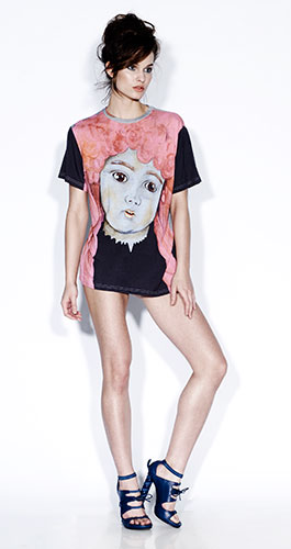 Line Up: Doll print t-shirt