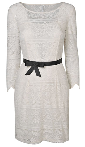 key trends: white: Lace dress