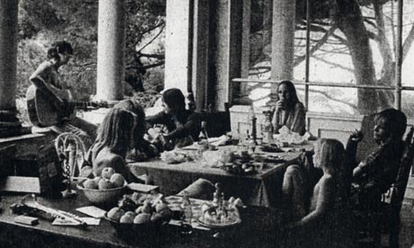 The Stones and their entourage at Villa Nellcote, France, 1971