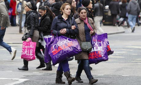 Sales shoppers, Oxford Street