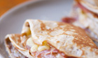 Nigel Slater's buckwheat galettes, crêpes with apples, and mache salad recipes