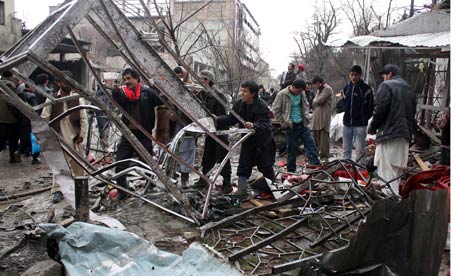 kabul city pictures 2011. bomb attack in Kabul city