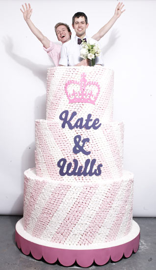 prince william and kate wedding cake. prince william and kate