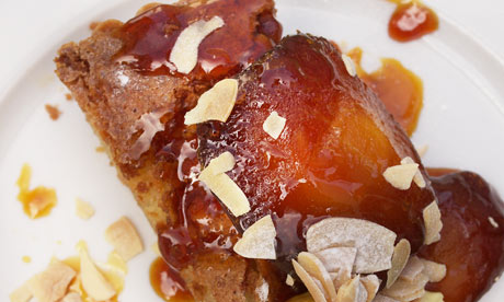 Jeremy Lee's almond tart with caramelised apples