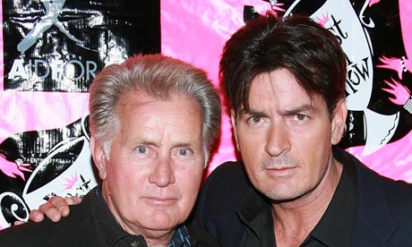 charlie sheen younger days. martin sheen charlie sheen