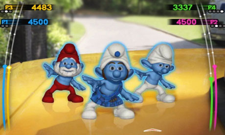 Still from The Smurfs Dance Party