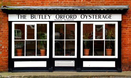 Butley Orford Oysterage Restaurant in Orford Suffolk