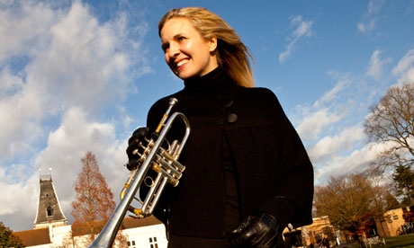 Alison Balsom photographed at the Dulwich Picture Gallery London