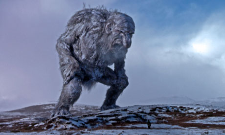 A scene from Troll Hunter.