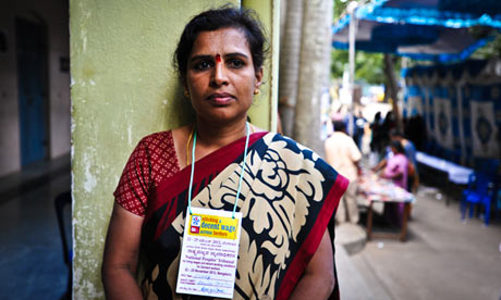 Suma, of the Karnataka Garment Workers Union