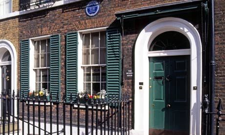 London Charles Dickens house in Doughty Street 