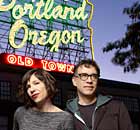Carrie Brownstein and Fred Armisen