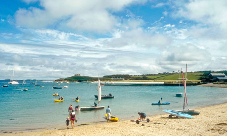Old Grimsby Harbour at Tresco island  Isles of Scilly