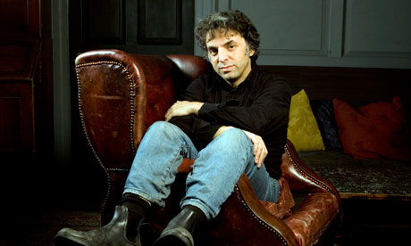 King of comedy … Israeli author Etgar Keret at Blacks Private Club on Dean Street, London.