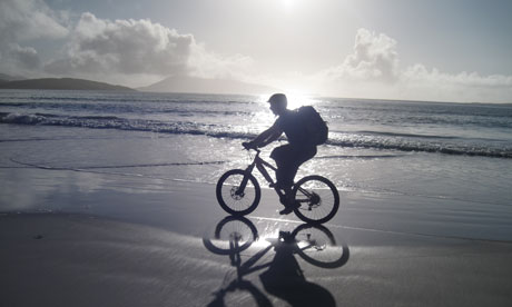 bike on beach