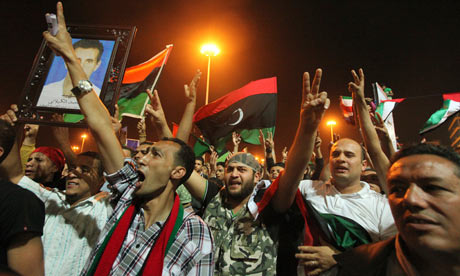 Libyans celebrate in Benghazi