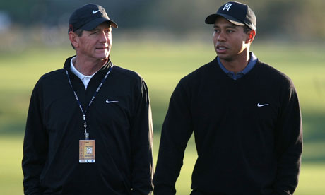 Hank Haney and Tiger Woods 