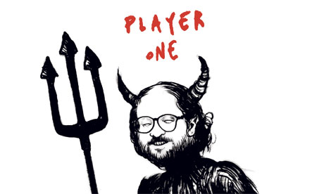 Salman Rushdie as devil games player