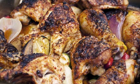 chicken with roasted mediteranean vegetables