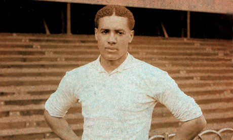 Walter Tull when he played for Tottenham Hotspur