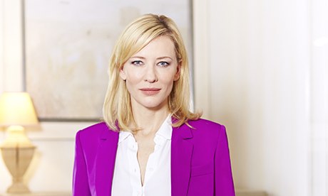 Cate Blanchett in a pink suit