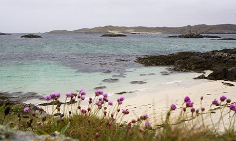 a beach on the Isle of Coll