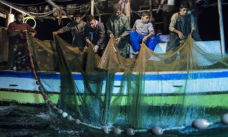 gaza fishermen