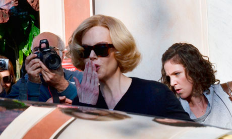 'Grace of Monaco' on set filming, Genoa, Italy - 16 Nov 2012