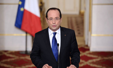 France's president Francois Hollande  