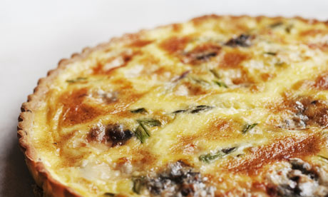 asparagus and Roquefort tart