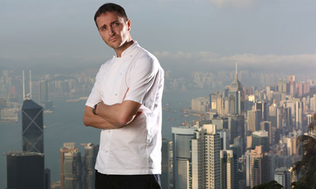 Jason Atherton on the Peak overlooking Hong Kong